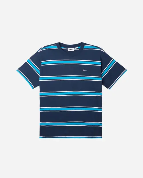 Twenty Stripe Tee Ss - Academy Navy Multi