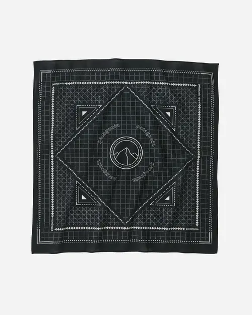 Bandana - Mountain Grid / Black