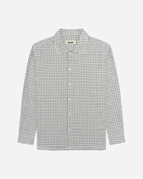 Glixto Check Shirt - Off White