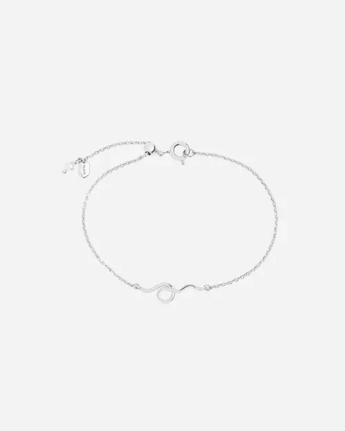 Nasima Adjustable Bracelet - Silver