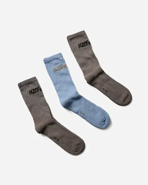 Suck Socks 3pack - Brown/Brown/Light Blue