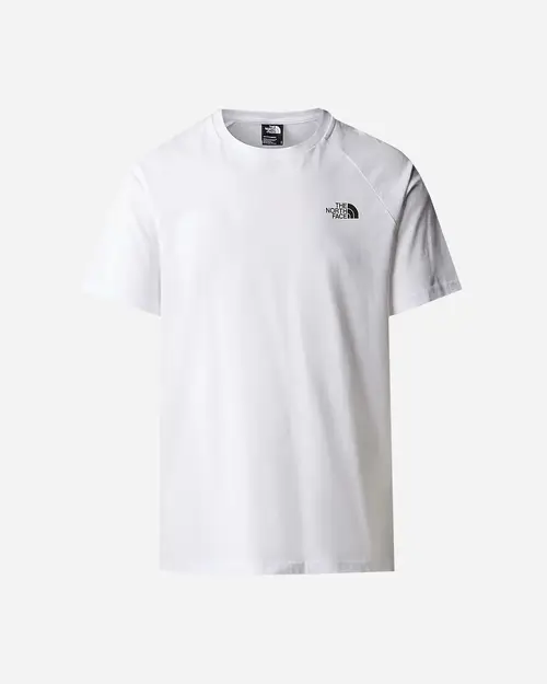 M S/S North Faces Tee - White