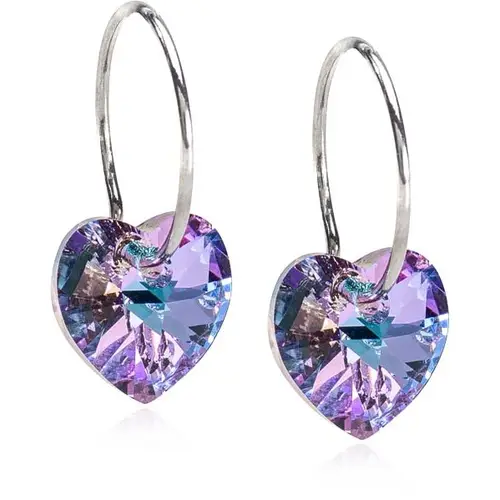 Blomdahl Natural Titanium Heart 10 mm  Lilac