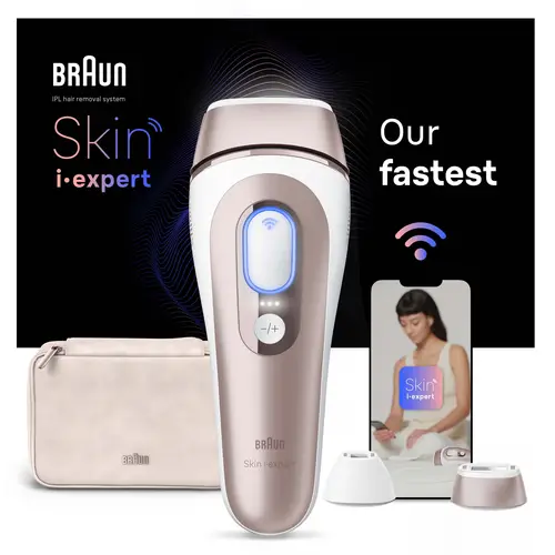 Braun IPL Skin i·expert At Home Hair Removal Free App Pouch Venus