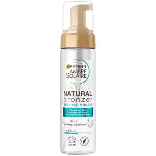 Garnier Ambre Solaire Natural Bronzer Self Tan Mousse 200 ml