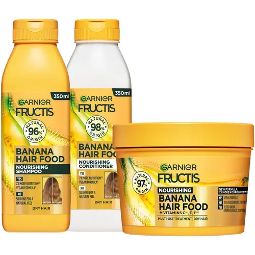 Garnier Fructis Hair Food Banana Trio Kit - Shampoo + Conditioner