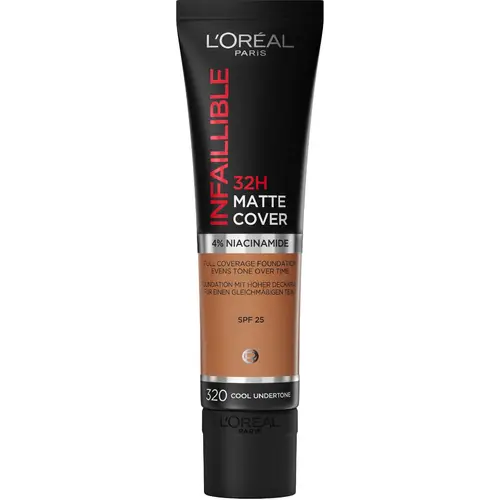 Loreal Paris Infaillible 32H Matte Cover Foundation 320 Cool Unde