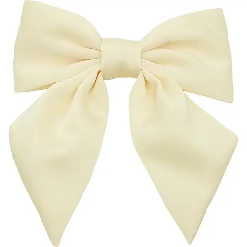 By Lyko Bow Barrette Cream White