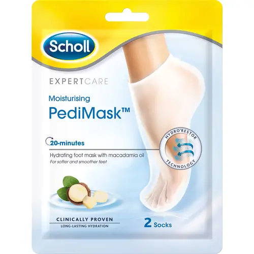 Scholl Foot Mask Moisturizing Macademia Oil