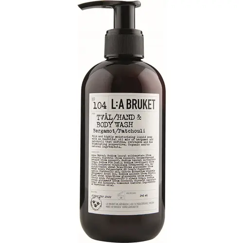 L:a Bruket Flydende sæbe Bergamotte/Patchouli 240 ml