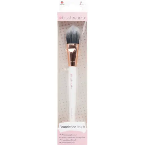 Brushworks Foundation Brush- Pink & Gold