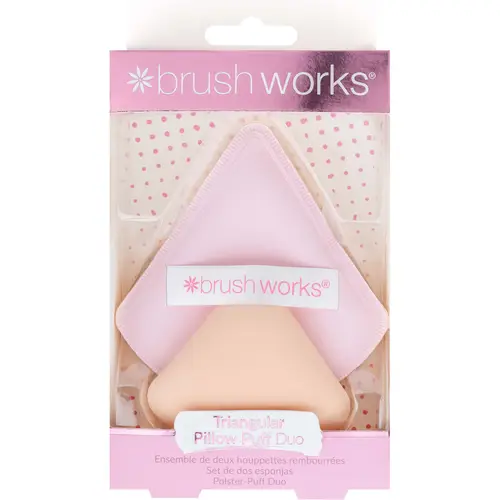 Brushworks Triangular Pillow Puff Duo