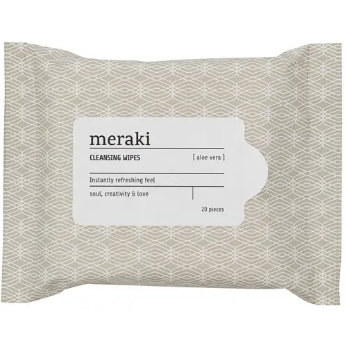 Meraki Aloe Vera Cleansing Wipes 20 stk