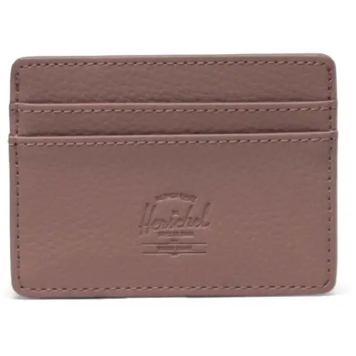 Herschel Charlie Cardholder Vegan Leather Ash Rose