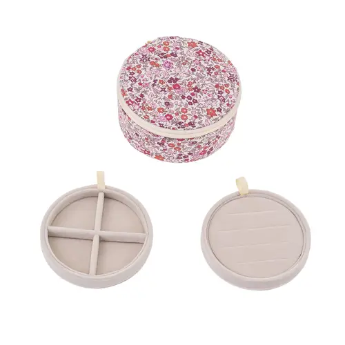 Bon Dep Jewelry Box Round Liberty Ava Pink