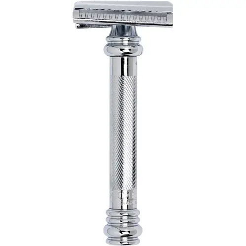 Merkur Solingen Safety Razor 39C Slant Bar Barberpole