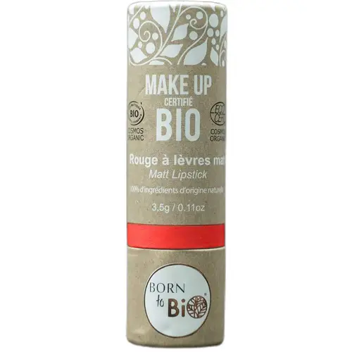 Born to Bio Organic Matt Lipstick N°4 Rouge Corail