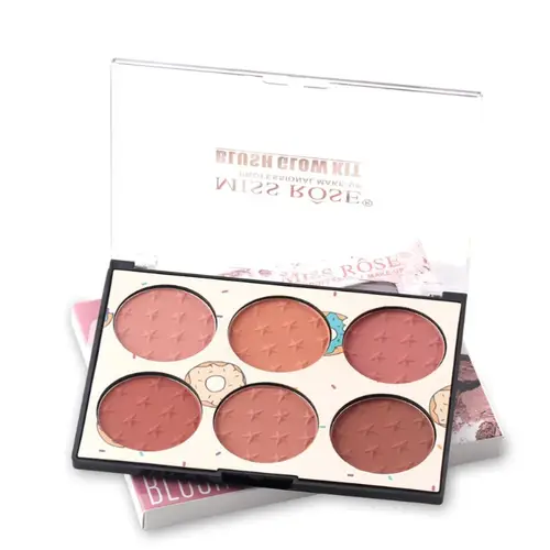 Miss Rose | Blush Glow Palette | 6 Farver