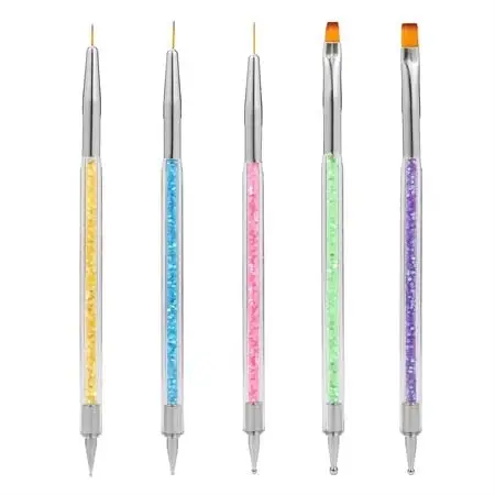 Nail Art Brush Neglepensler & Dotting Tools | 5 stk