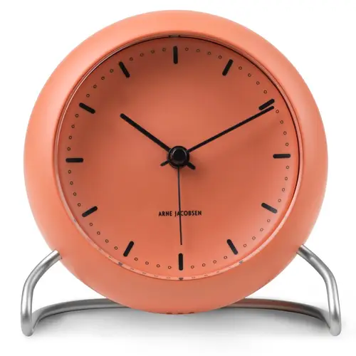 Arne Jacobsen Clocks AJ City Hall bord ur Pale orange