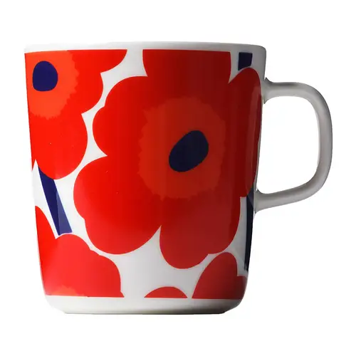 Marimekko Unikko tekrus 40 cl Rød/Hvid