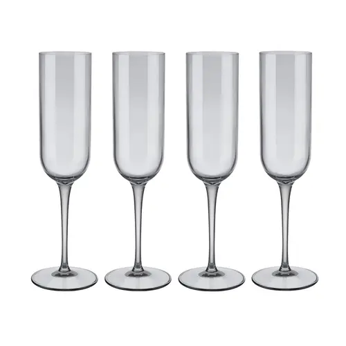 blomus Fuum champagneglas 21 cl 4-pak Smoke