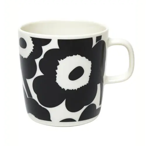 Marimekko Unikko krus 40 cl Hvid/Sort