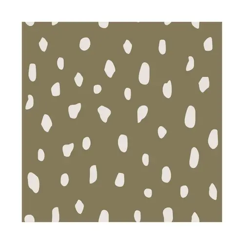 Cooee Design Dots servietter 33x33 cm 20-pak Olive