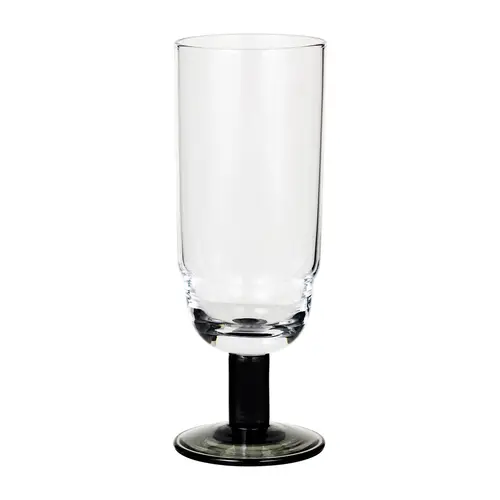 Broste Copenhagen Nordic Bistro champagneglas 20 cl Clear/Smoke stem