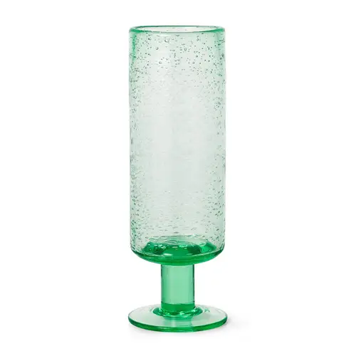 ferm LIVING Oli champagneglas 22 cl Recycled clear