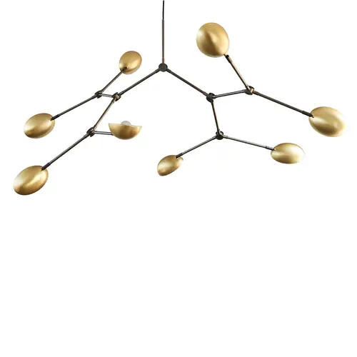 101 Copenhagen Drop Chandelier lysekrone Messing