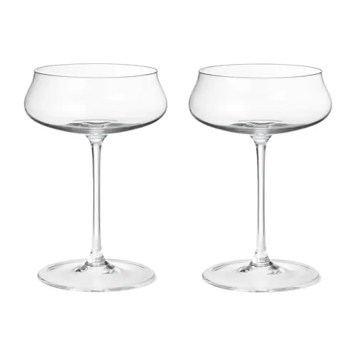 Georg Jensen Sky cocktailglas coupe 25 cl 2-pak Klar