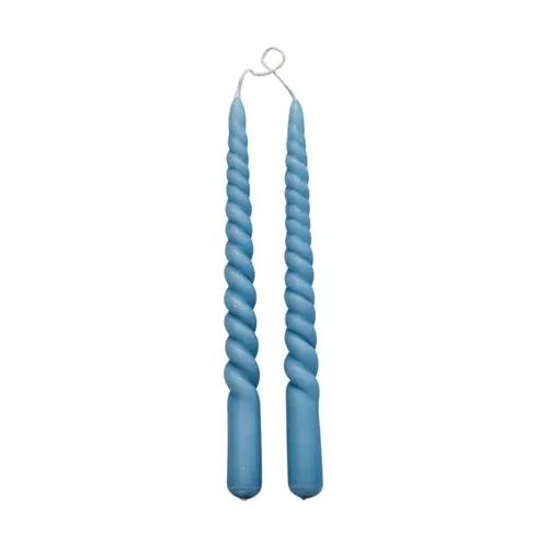 Lene Bjerre Twisted snoet lys tofarvet 25 cm 2-pak F. Blue