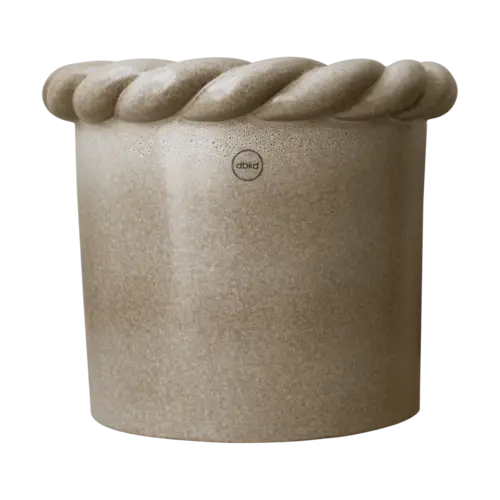 DBKD Twine krukke Ø22 cm Beige