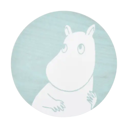 Muurla Moomin glasbrikker Ø10 cm Momintroll