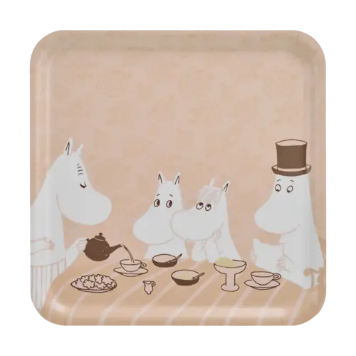 Muurla Moomin bakke 33x33 cm Coffee time