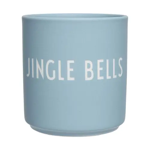 Design Letters Design Letters favoritkop 25 cl Jingle bells-light blue