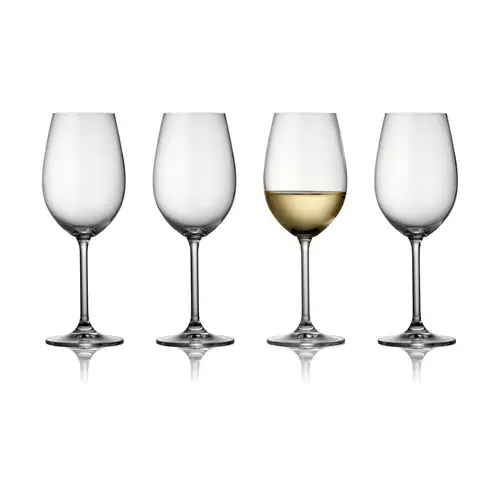 Lyngby Glas Clarity hvidvinsglas 35 cl 4-pak Clear