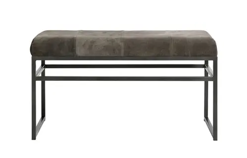 MUUBS Bænk Bronx S 90 cm Bronze-ruskind