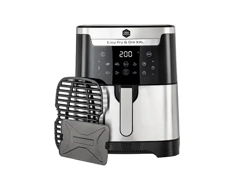 OBH Nordica Easy Fry & Grill XXL 2-in-1 airfryer Rustfrit stål