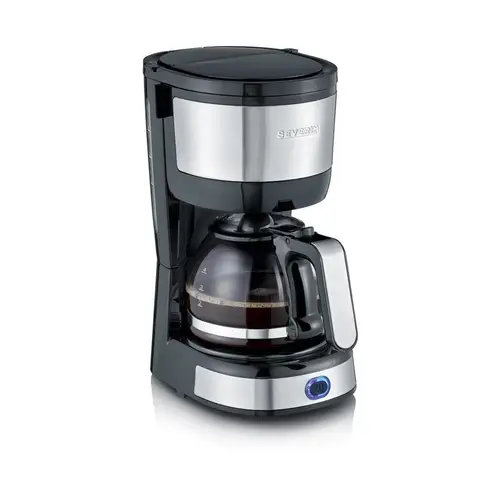 Severin Severin KA 4808 Compact kaffemaskine 4 kopper Rustfrit stål-sort