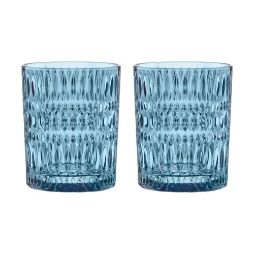 Spiegelau Ethno Tumblerglas 30,4 cl 2-pak Vintage blue