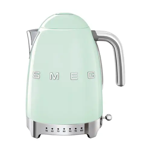 Smeg Smeg 50's Style elkedel med variabel temperatur 1,7 L Pastelgrøn