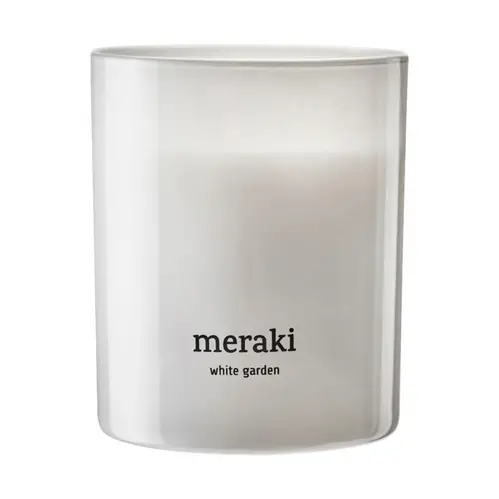 Meraki Meraki duftlys, 35 timer White garden