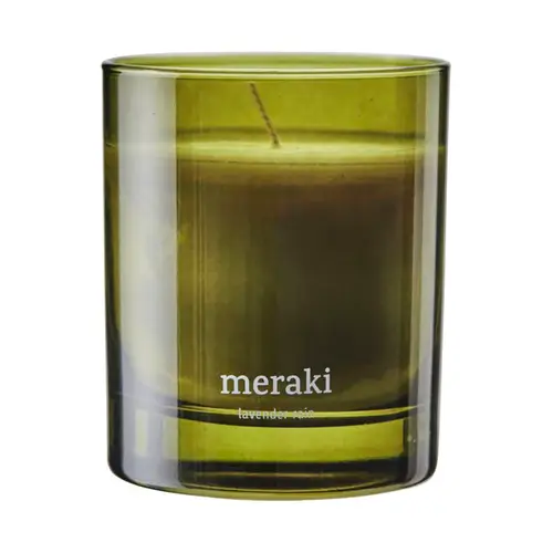 Meraki Meraki duftlys, 35 timer Lavender rain