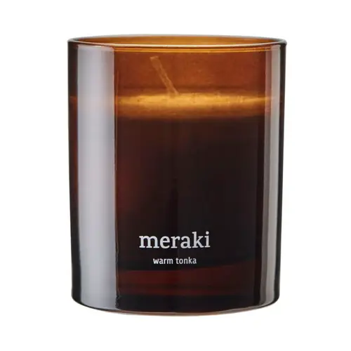 Meraki Meraki duftlys, 35 timer Warm tonka