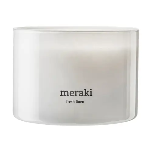 Meraki Meraki duftlys, 60 timer Fresh Linen