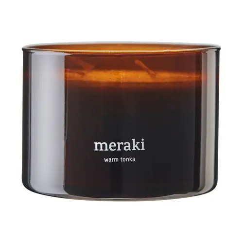 Meraki Meraki duftlys, 60 timer Warm tonka