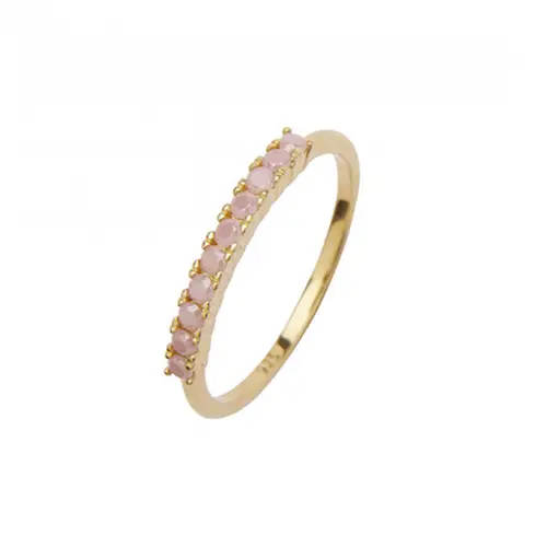 Pico Fineley Crystal Powder Ring 18 kt. Forgyldt Sølv N04002-Powder-54 - Dame - 925 sterling silver