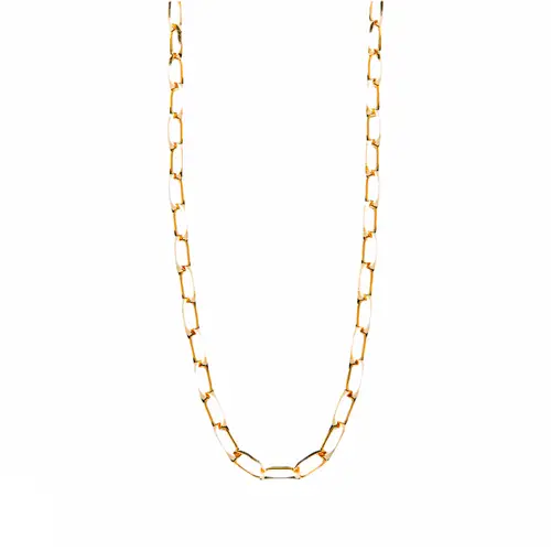 IX Studios Prestige Chain Gold Halskæde 22 kt. Forgyldt Sølv DMM0319GD42 - Unisex - 925 sterling silver